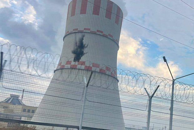 Посол МИД Мирошник показал снятое после атаки ВСУ на Нововоронежскую АЭС фото