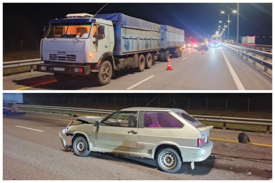 Ростовская семья с двумя малолетними детьми пострадала в ДТП с «КамАЗом» в Воронежской области