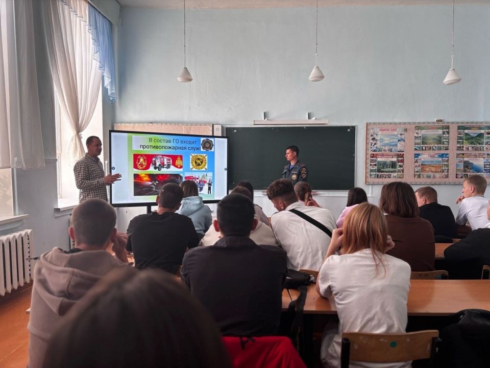Открытые уроки по гражданской обороне в Павлoвском районе