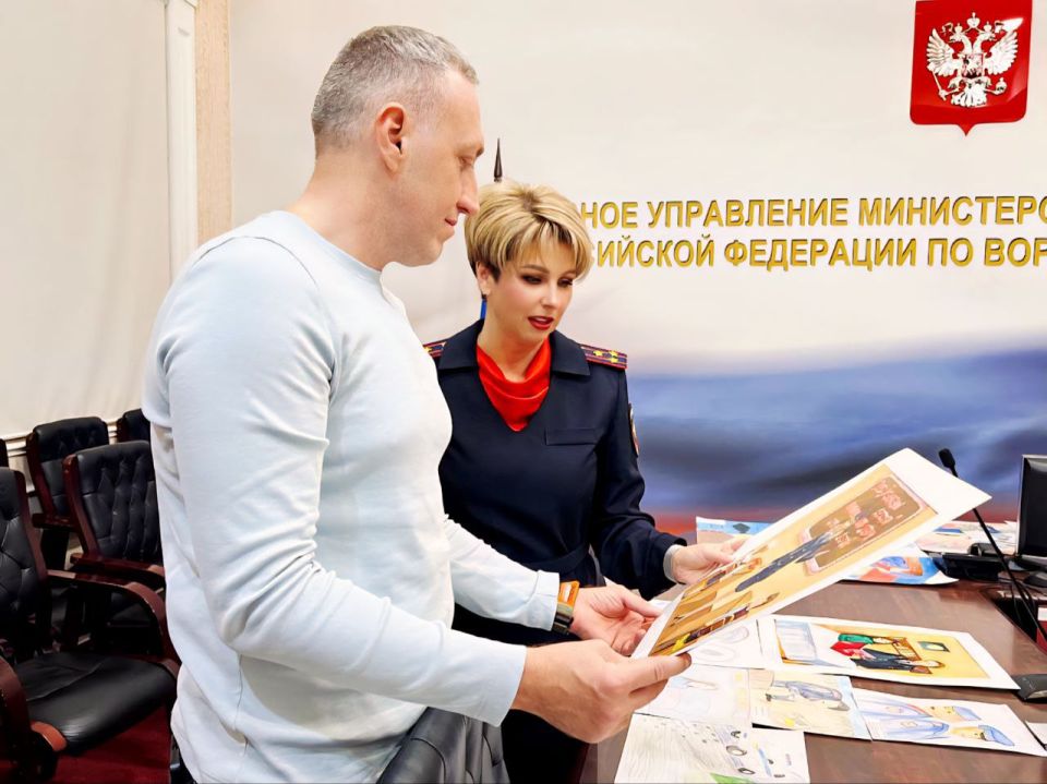 В Воронежской области подвели итоги конкурса детского рисунка «Мои родители работают в полиции»