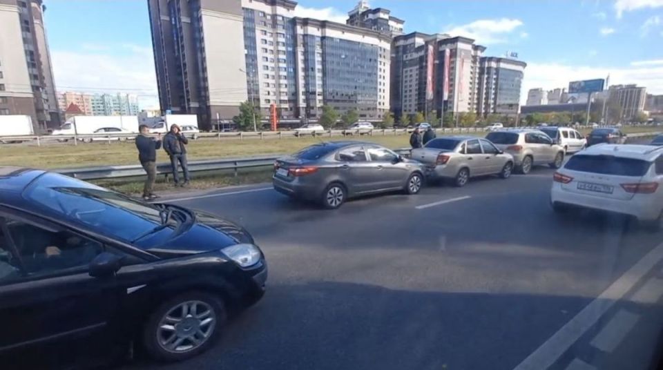 В массовой аварии на Московском проспекте не оказалось пострадавших