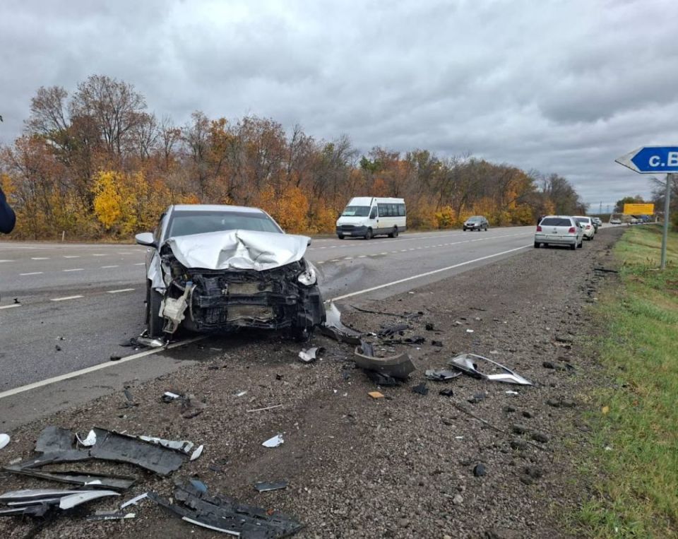 На федеральной трассе под Воронежем случилось серьезное ДТП