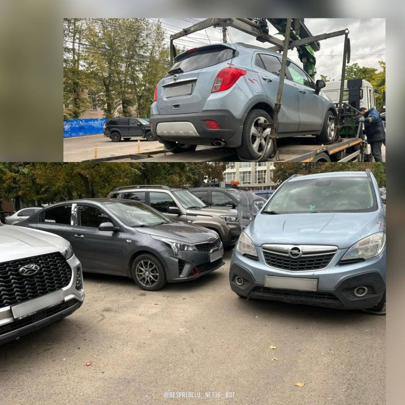 По информации, поступившей в чат-бот @Bespredelu_net36_bot, в областном центре у дома 7Е на Московском проспекте был эвакуирован автомобиль: