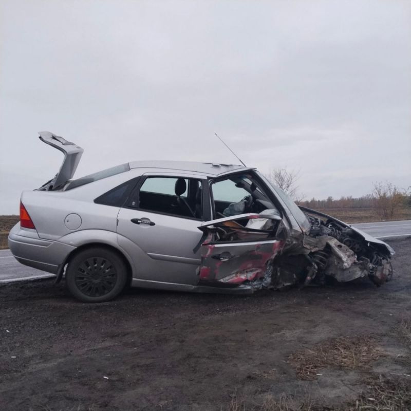 Прилично пьяная автомобилистка въехала в остановку в Воронежской области