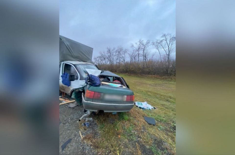 Водитель иномарки скончался в аварии с Газелью на трассе «Курск-Саратов»