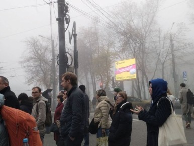 Воронежцы в тумане, но без интернета - очередное утро офлайн встретили в столице Черноземья