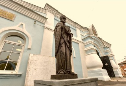 На территории Никольского храма в Воронеже появился новый памятник Николаю Чудотворцу