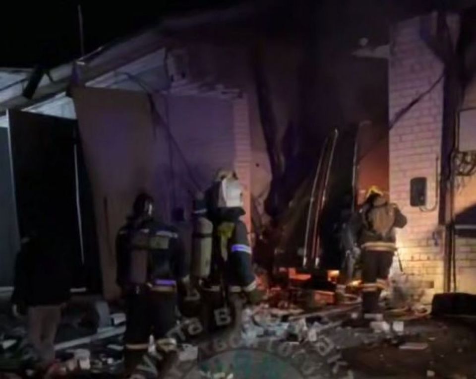 Появились первые кадры с места взрыва в Коминтерновском районе Воронежа