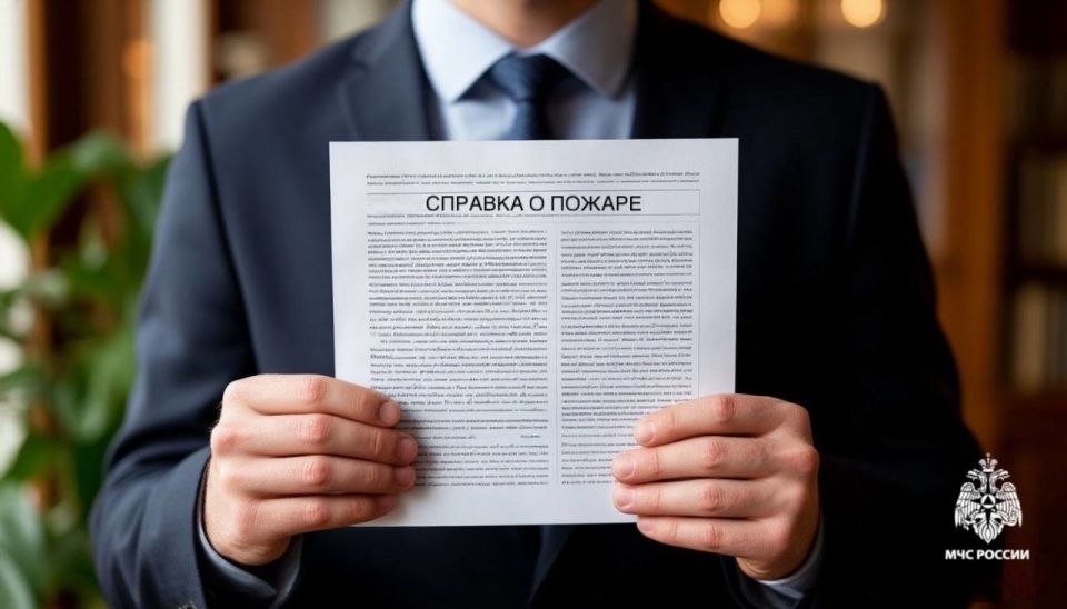 Справка о пожаре от МЧС России: Зачем она нужна и как ее получить