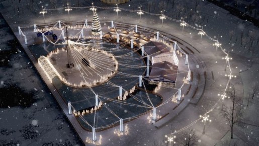 Более 80 миллионов рублей потратят воронежские власти на подготовку Адмиралтейской площади к Новому году