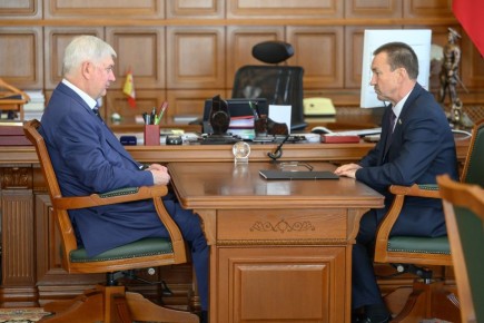 Председатель Воронежской облдумы обсудил с главой региона исполнение депутатским корпусом наказов избирателей