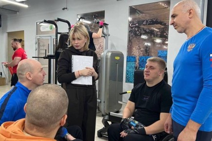 Ольга Ортина встретилась со спортсменами из сборной Воронежской области