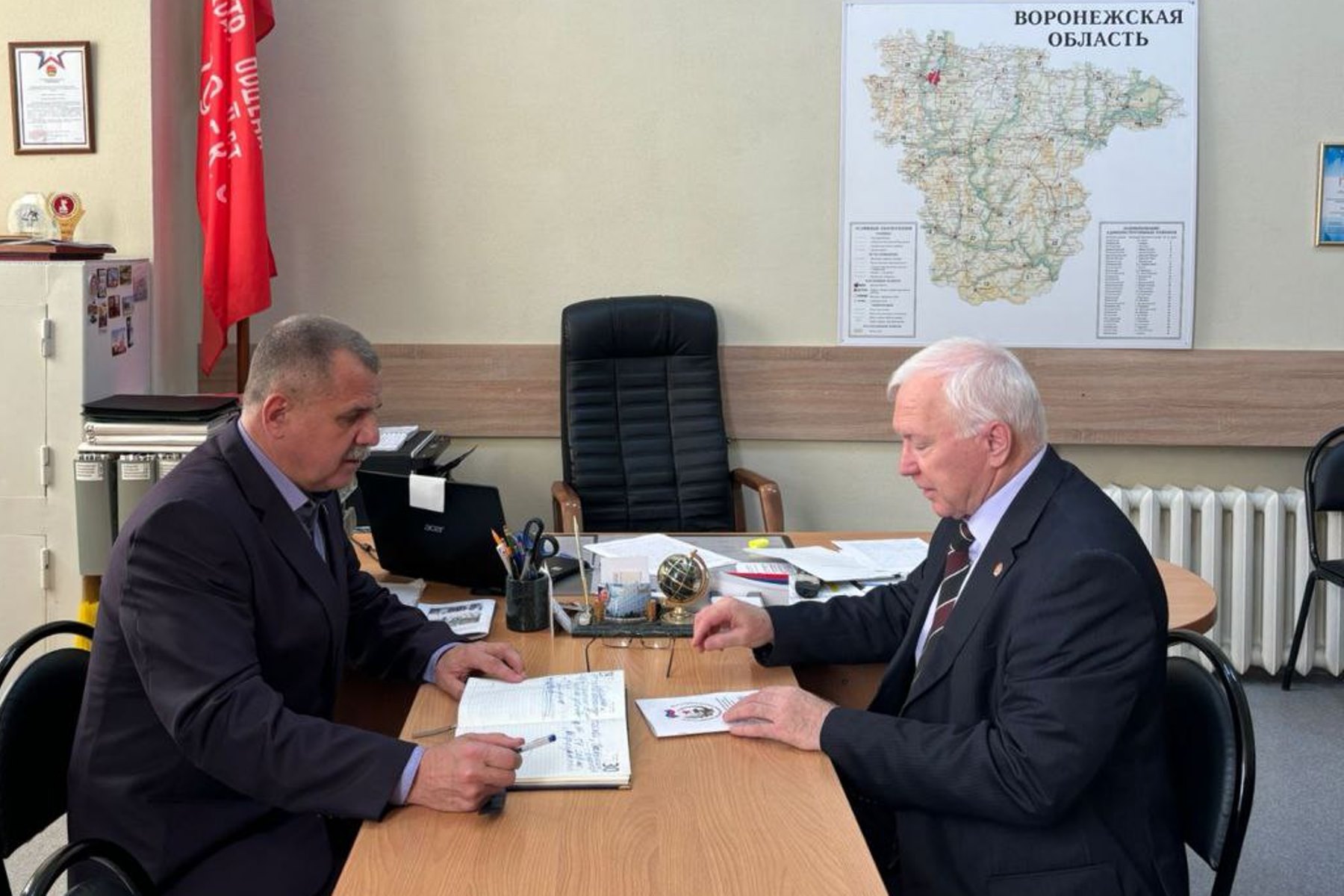 Александр Воронцов провел рабочую встречу по вопросам поддержки ветеранских организаций