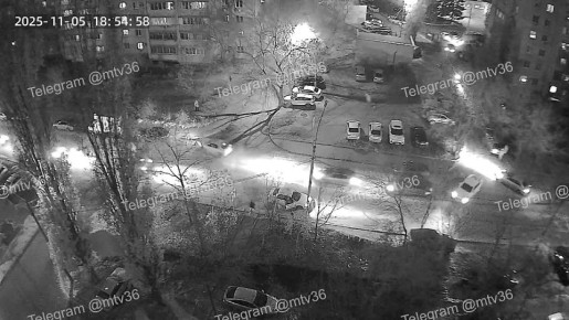 Момент аварии на улице Кривошеина