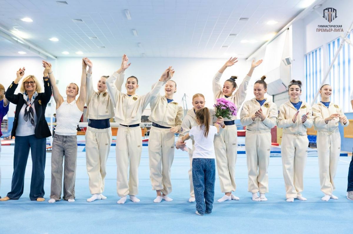 Команда воронежской гимнастки Мельниковой успешно начала выступление в Премьер-лиге
