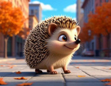 «Не потерялся, а идет по своим делам»: воронежцев попросили не мешать гуляющим в центре города ежикам