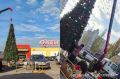 «Праздник к нам приходит»: первые новогодние елки появились рядом с торговыми центрами Воронежа