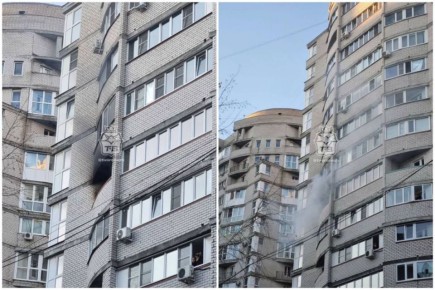 Воронежские спасатели ликвидировали пожар на балконе 17-этажки на Московском проспекте