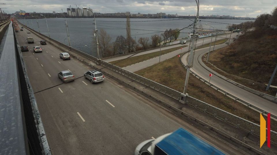 В Воронеже с 13 ноября запретят движение по одному из съездов с Северного моста