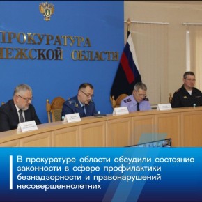 Сегодня, 13 ноября 2025 года, заместитель прокурора области Антон Родвиков провел межведомственное совещание руководителей правоохранительных и исполнительных органов государственной власти по вопросу соблюдения...