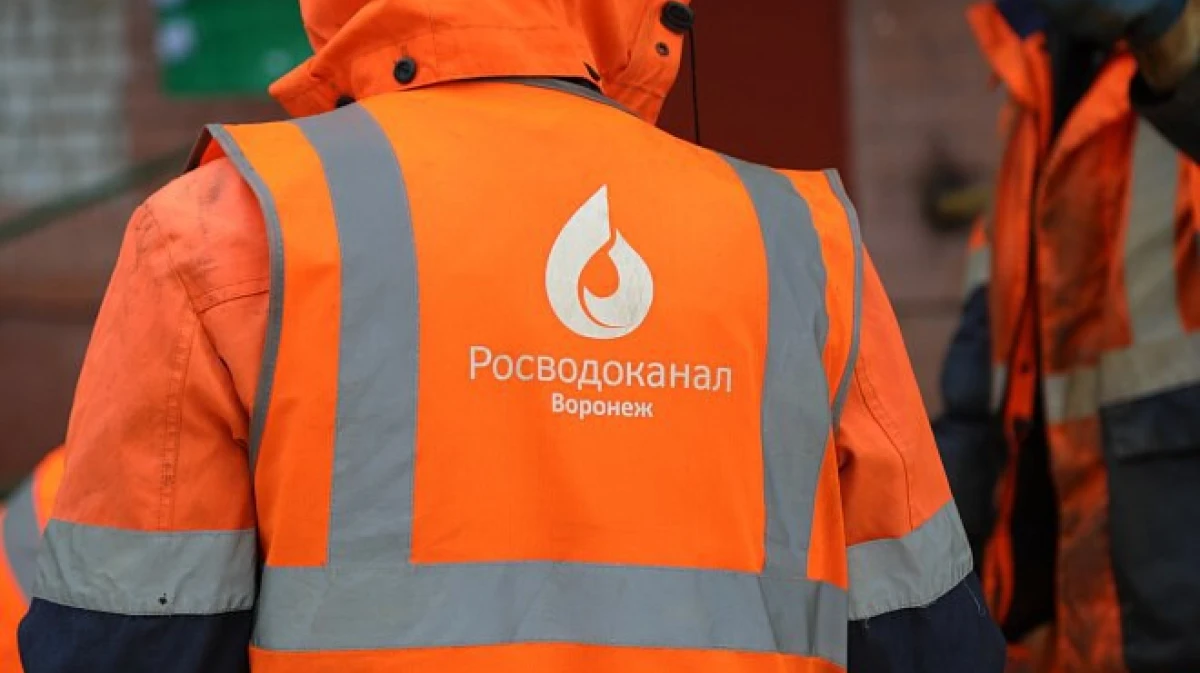 В Воронеже плитка на улице Старых Большевиков провалилась из-за прорыва на коллекторе