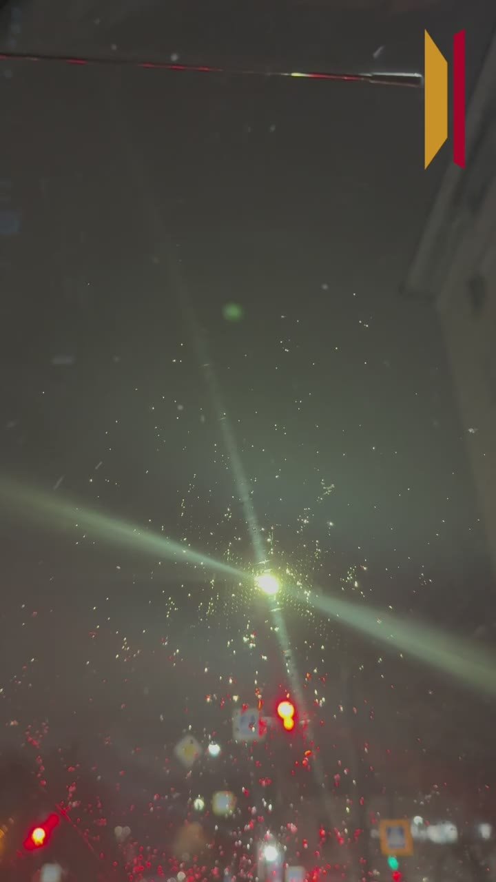 В Воронеже пошел первый снег