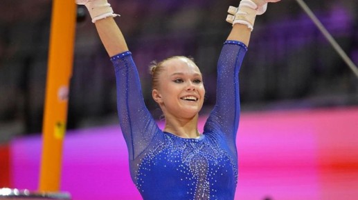 Воронежская гимнастка Ангелина Мельникова победила в многоборье в туре Бундеслиги в Германии