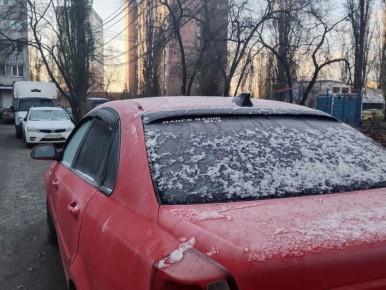Заморозки нагрянули в столицу Черноземья воскресным утром