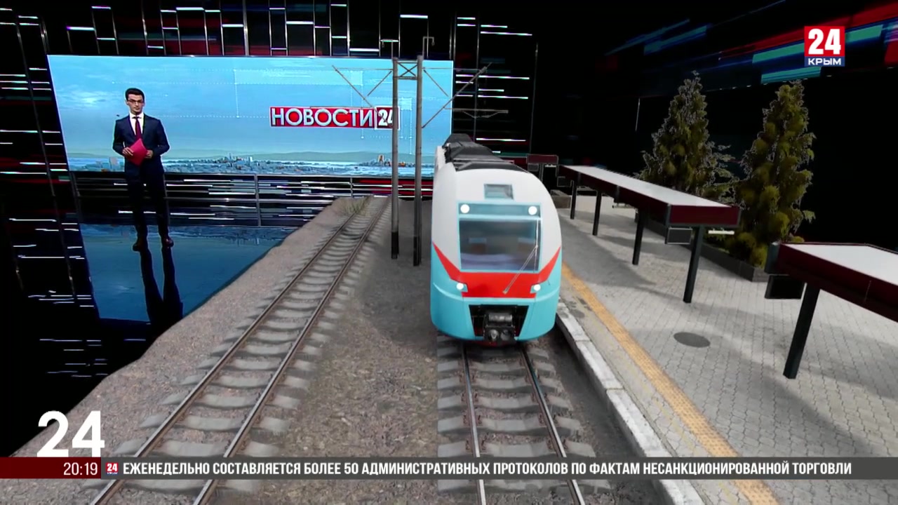 Двенадцать поездов будут курсировать в Крым в период новогодних праздников