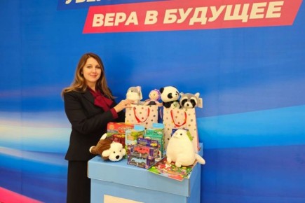 Марина Андрейчук приняла участие в акции «Коробка храбрости»