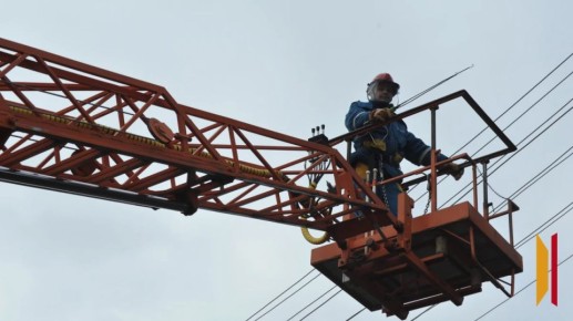 Воронежские энергетики готовятся к работе в условиях предштормового ветра