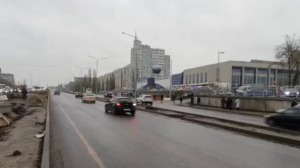 В Воронеже открыли движение по второй части эстакады на улице Остужева