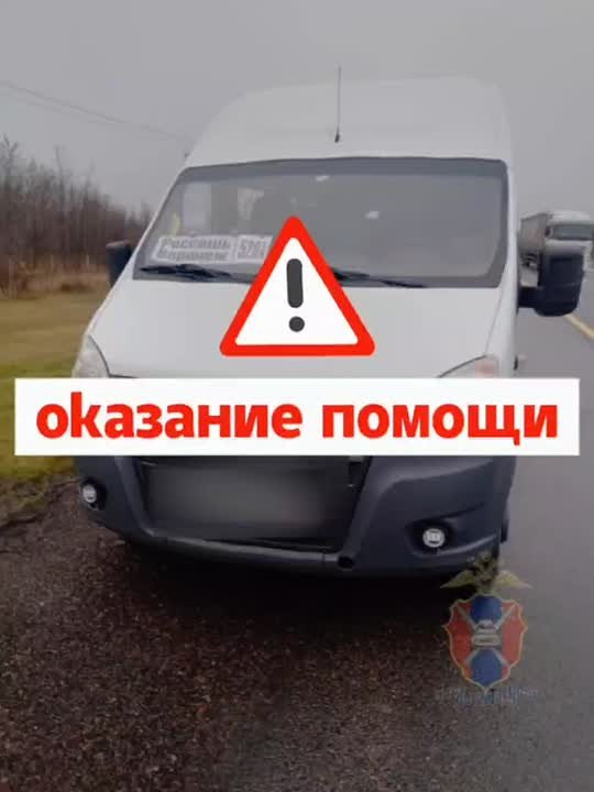 Госавтоинспекторы Воронежской области пришли на помощь водителю и пассажирам сломавшегося автобуса