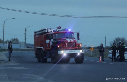 В Воронежской области потушили пожар в ТЦ