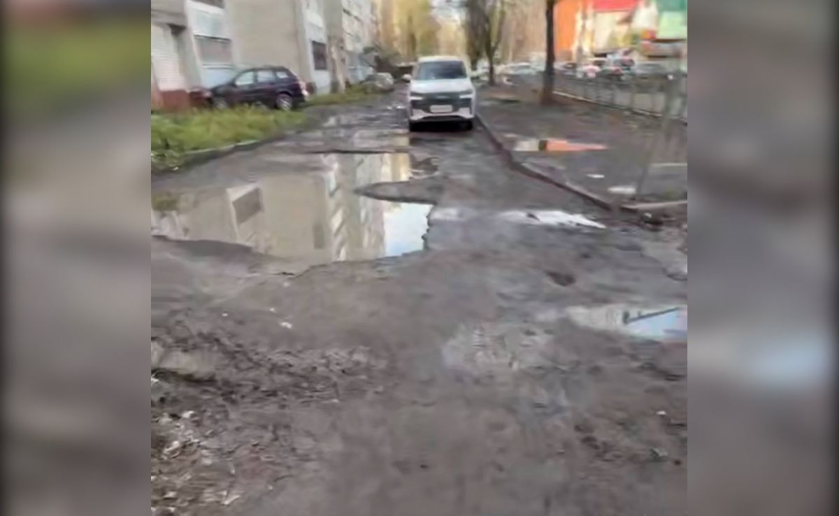 Воронежцы в очередной раз столкнулись с препятствием в виде отсутствующих тротуаров