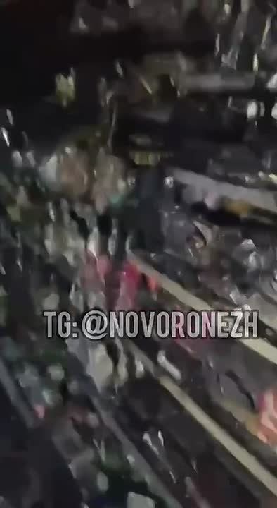 Последствия пожара в нововоронежском ТЦ