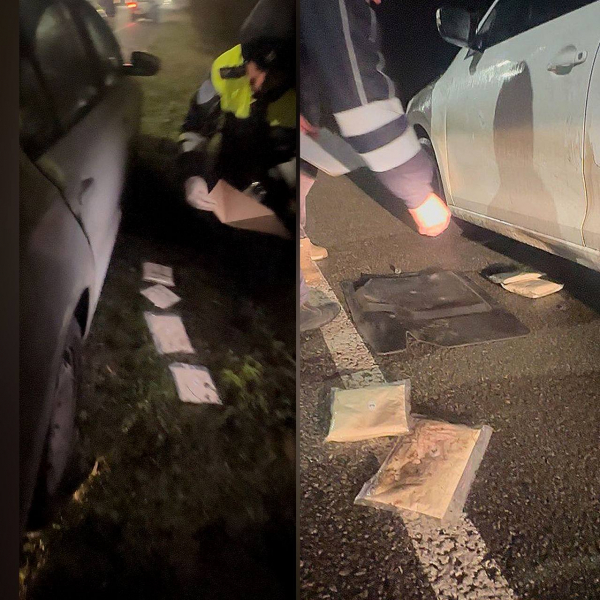 В Воронежской области полицейские задержали поставщика-курьера с партией наркотиков в особо крупном размере