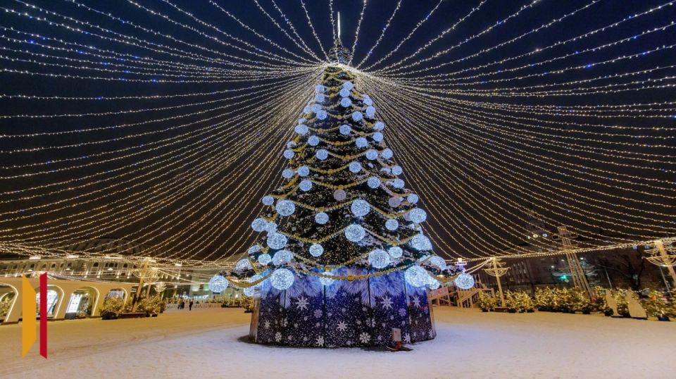 В Воронеже площадь Ленина к Новому году начнут украшать 1 декабря