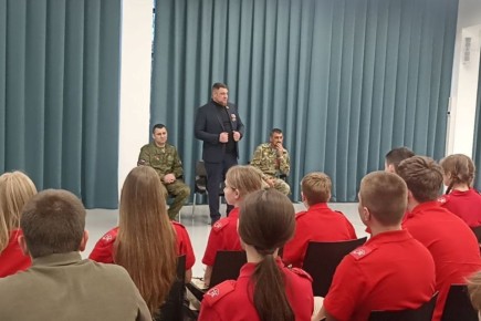 Денис Рубащенко провел Урок мужества для молодежи