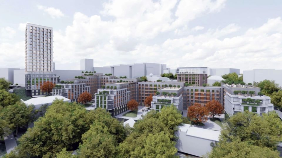 Воронежцам показали, как будет выглядеть квартал в районе улиц Станкевича, Куцыгина и Красноармейского переулка