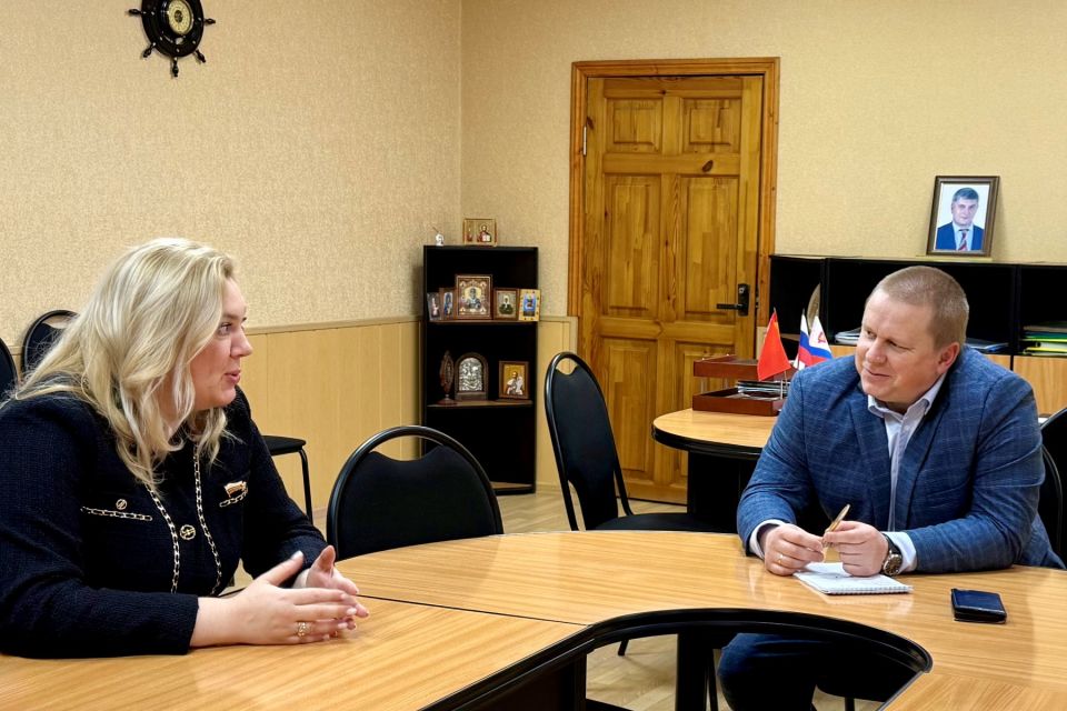 Наталья Возиянова провела встречу с главой Подгоренского района Максимом Даниловым