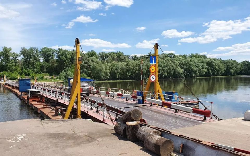 В Лискинском районе проведут масштабную модернизацию наплавного моста через реку Дон у села Старая Хворостань