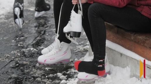 Воронежцам рассказали график работы катка на Адмиралтейской площади