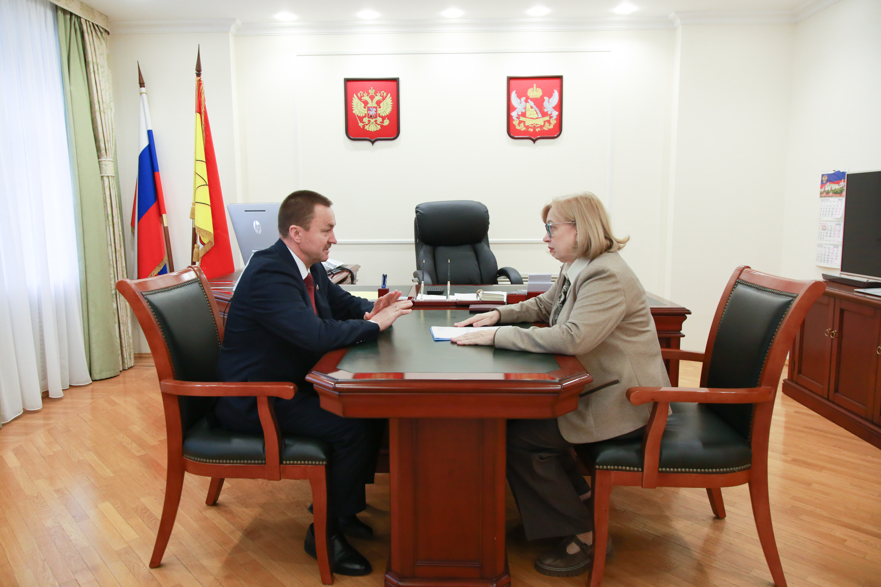 Юрий Матузов обсудил с Мариной Севергиной обновление руководства реготделения Российского детского фонда