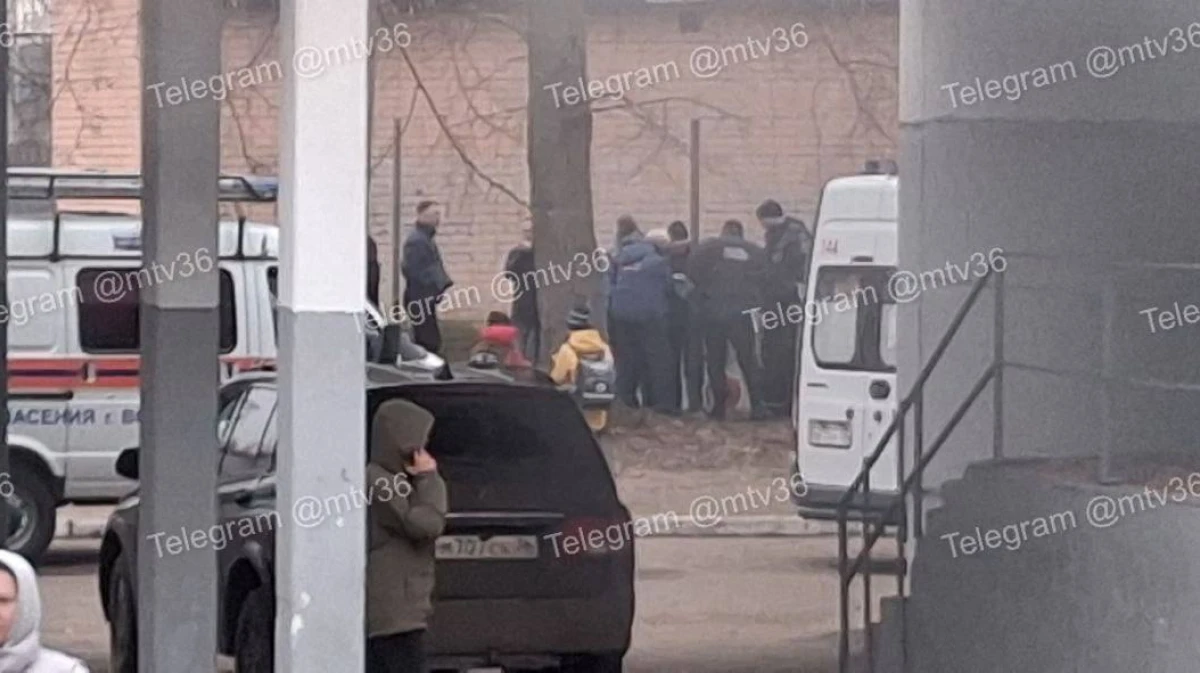 В Воронеже возле школы №87 у мальчика застрял палец в волейбольной сетке