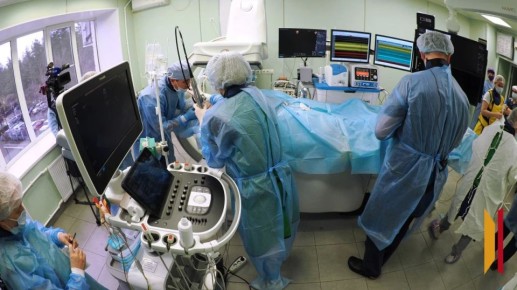В аритмологическом центре Воронежской областной клинической больницы провели первую операцию на новом оборудовании