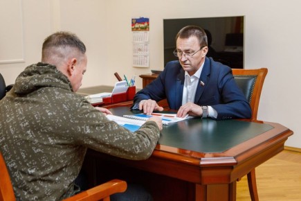 Юрий Матузов обсудил с Александром Сидякиным актуальные вопросы деятельности Воронежской облдумы