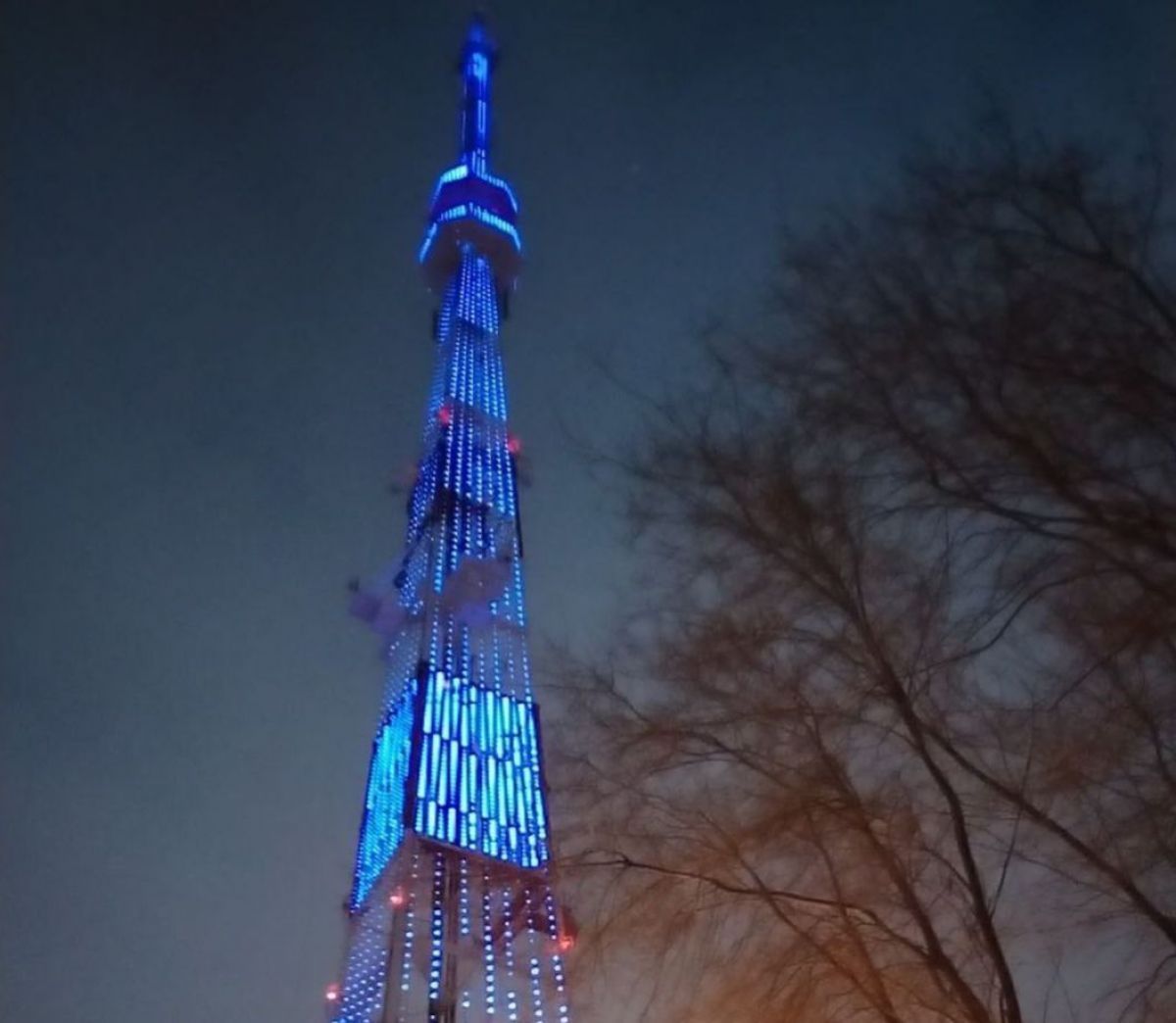 В новогоднюю ёлку превратится воронежская телебашня