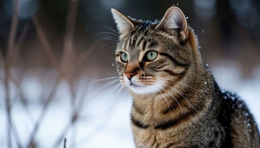 Кошка примёрзла к дереву в новогоднюю ночь в Воронеже
