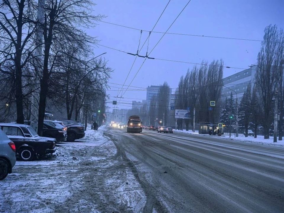 #уборка_Воронежа днем 2 января